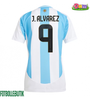 Argentina Julian Alvarez #9 Hemmatröja Kvinnor Copa America 2024 Kortärmad